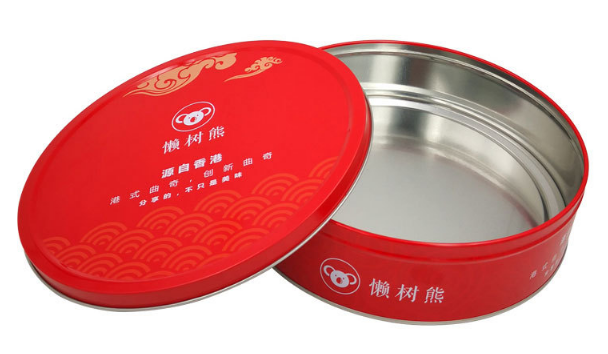 Custom high quality tin material personalized gift box with handle