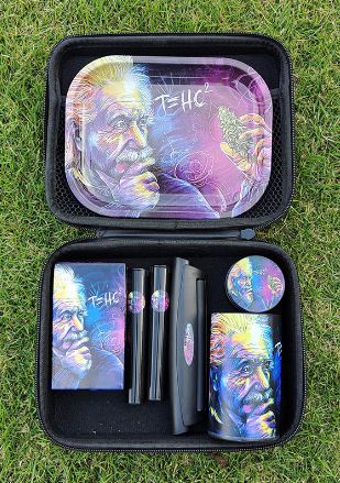 Custom Rolling Tray Sets With Grinder 