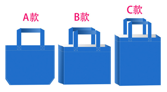 Customized non-woven bags environmental advertising shopping bags wholesale three-dimensional color coated handbag