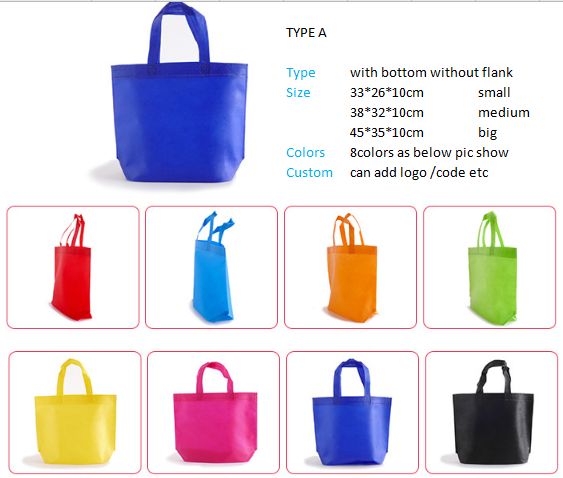 Customized non-woven bags environmental advertising shopping bags wholesale three-dimensional color coated handbag