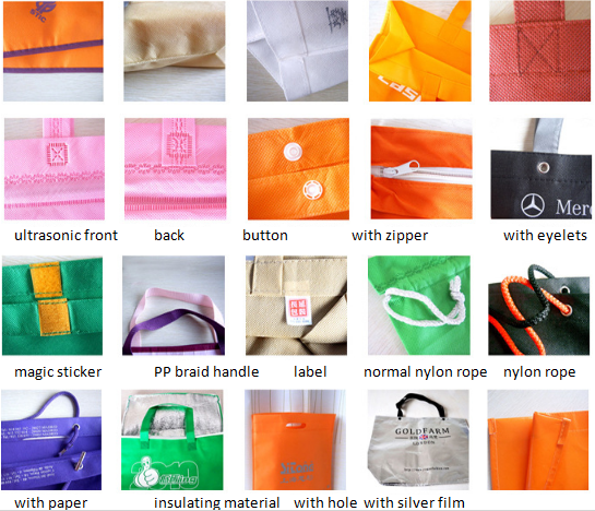 Customized non-woven bags environmental advertising shopping bags wholesale three-dimensional color coated handbag