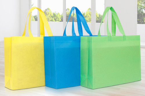 Customized non-woven bags environmental advertising shopping bags wholesale three-dimensional color coated handbag