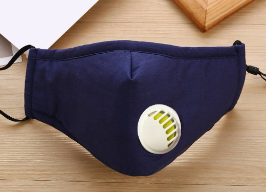 Custom respirator valve mask anti-haze pure cotton mask