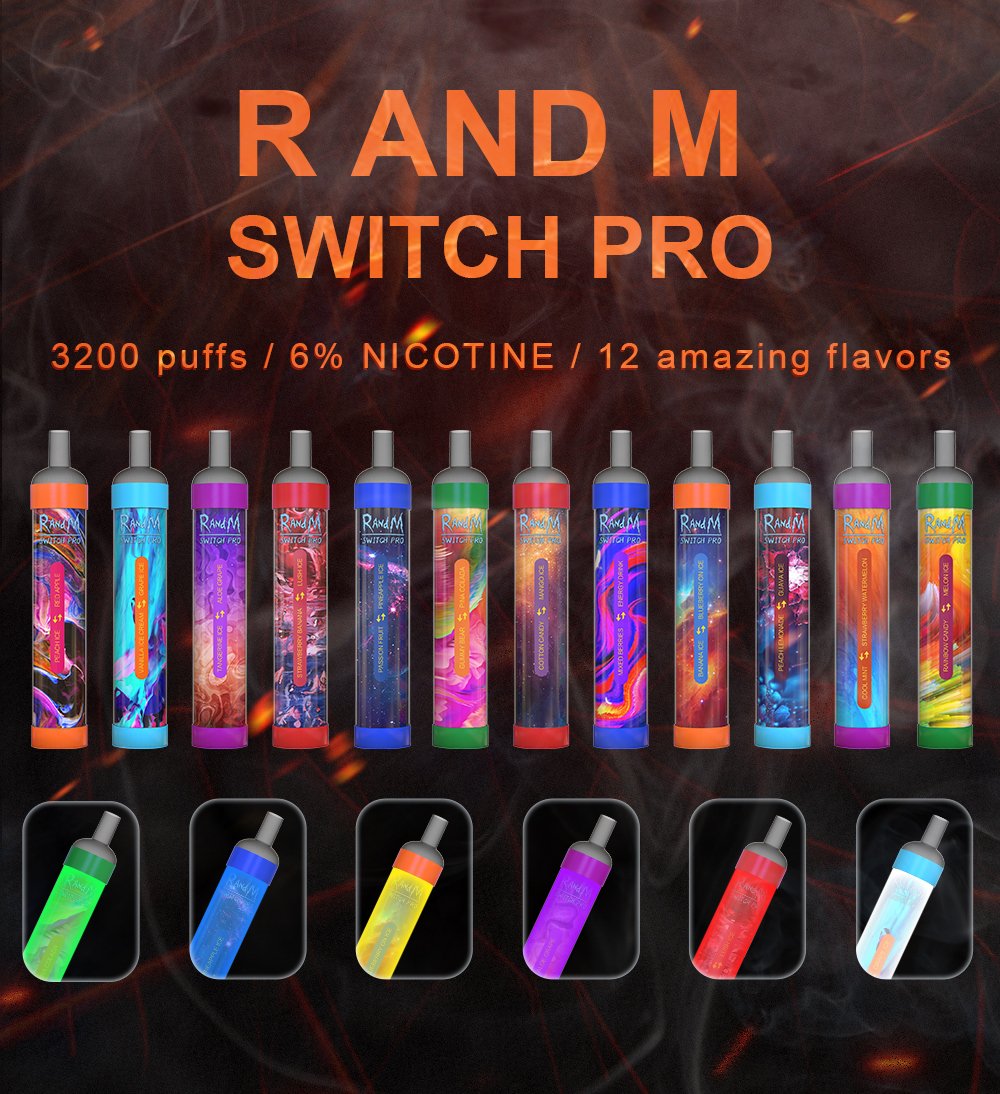 Disposable e-cigarettes RandM Switch Pro 2 in 1 3200puffs