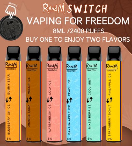 RandM switch 2 in 1 disposable vape pod device wholesale