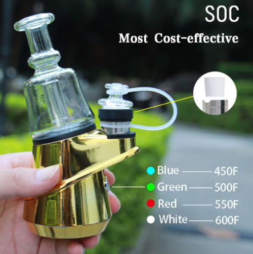 SoC temperature controller dry herb vaporizer enail electronic glass hookah weed vaporizer for smoke shops