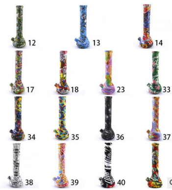 Newest water pipe silicon water bong silicon vape wholesale