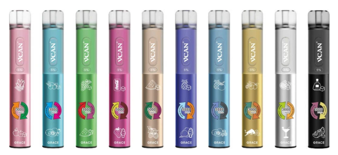 VCAN GRACE 3000PUFFS 2 IN 1 DISPOSABLE VAPE