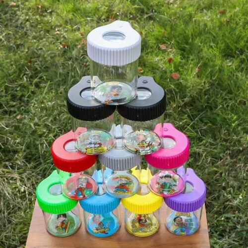 LED storage jars magnifying jars wholesale