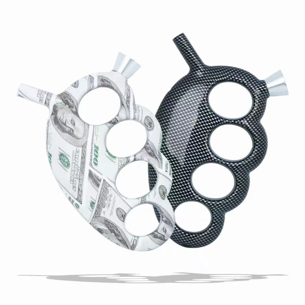 Custom personal knuckle bubbler finger pipe