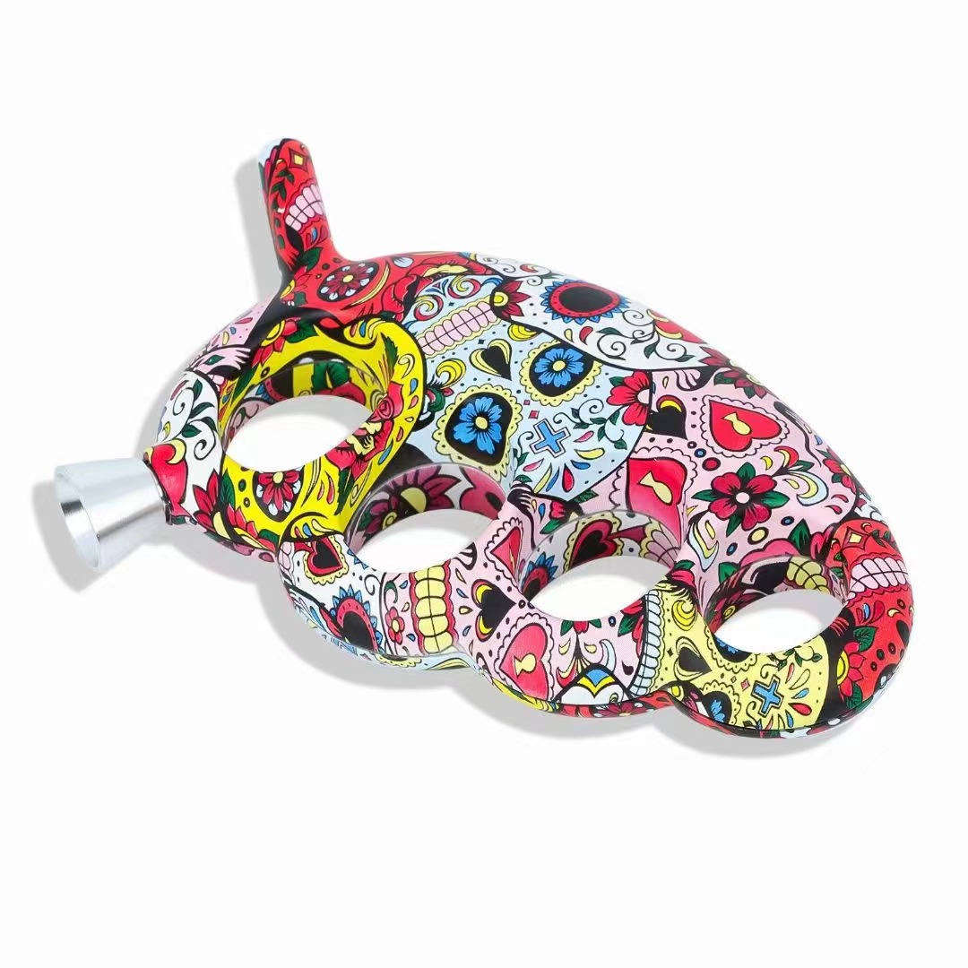 Custom personal knuckle bubbler finger pipe