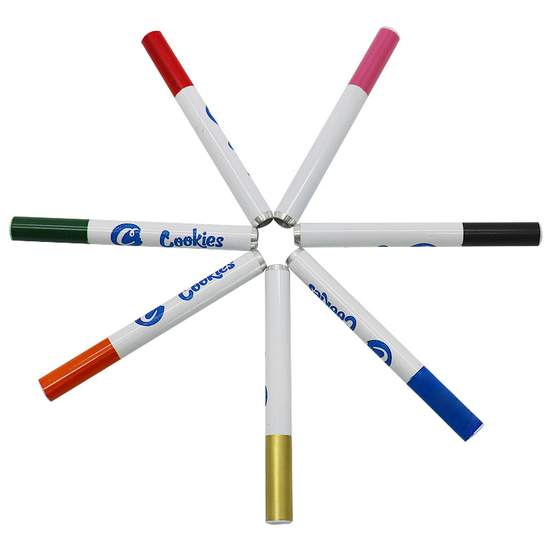 Aluminum alloy 80mm cigarette shaped metal smoking pipe