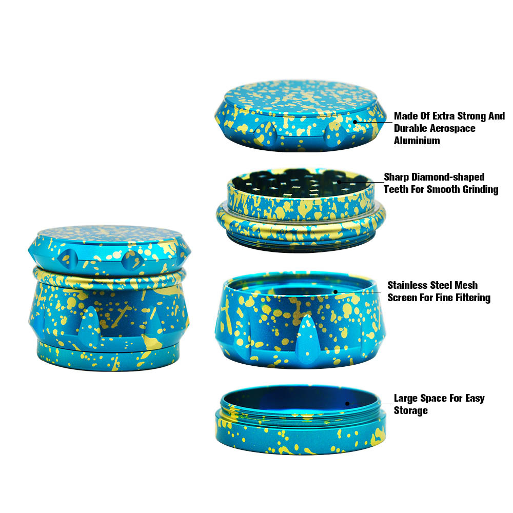 Aluminum alloy herb crusher herb Grinder 63mm