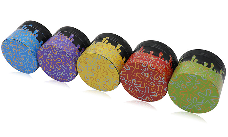 Weed grinder custom weed grinder bottom colorful printing
