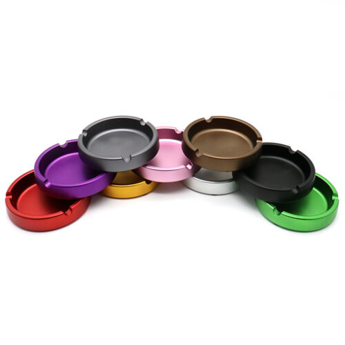 Aluminum alloy outside diameter 100mm ashtray round ashtray smoking set accessories