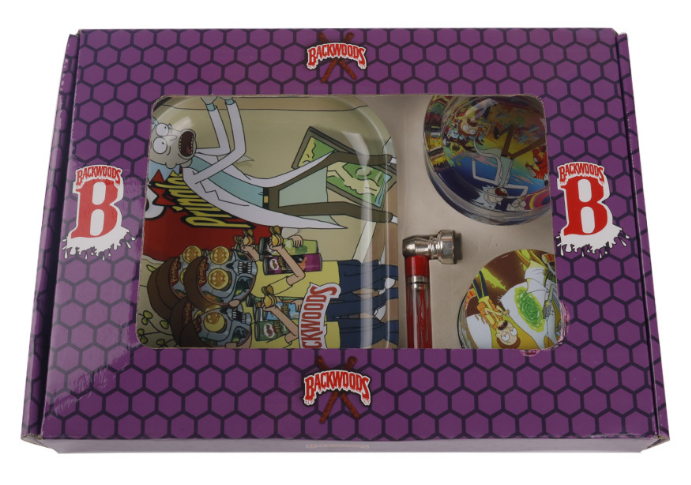  smoke grinder cigarette rolling tray ashtray n pipe 4in1 smoking accessories kit