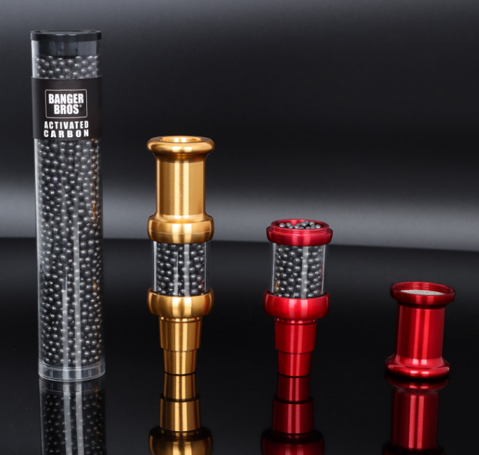 Hookah accessories activated carbon filter aluminum alloy removable metal filter Smoke Filter