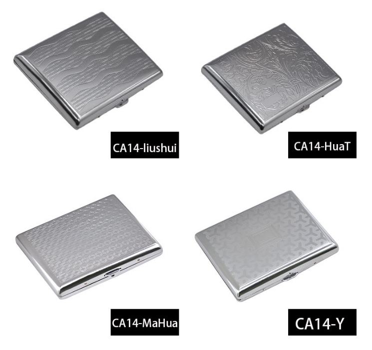 Metal cigarette box tin cigar box cigarette case