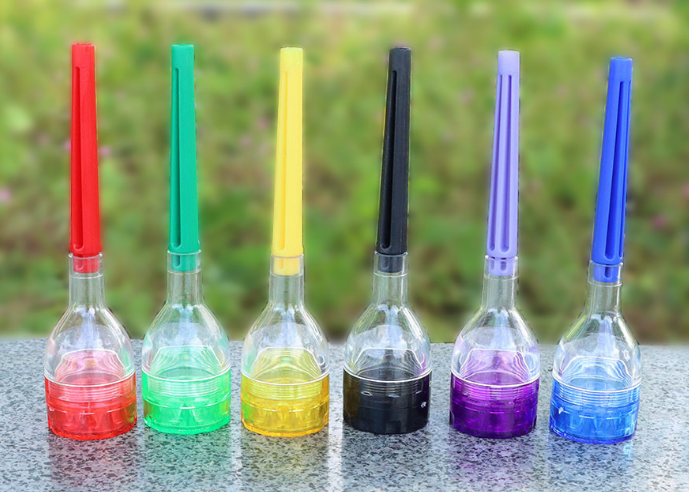 New plastic Manual cigare grinders with cigarette maker hand roll accessories cigarette mill infused cone device