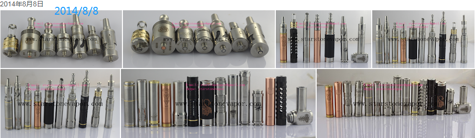 various rda tank and mechanical mod 20140808