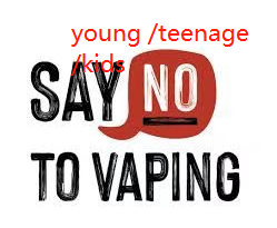 young people do not vaping or smoking
