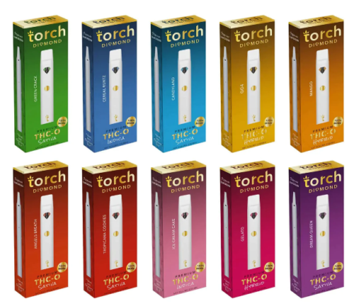 ecigarettes 2.2ml torch cbd disposable pods vape