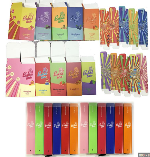 ecigarette THC disposable vape baked bar disposable pod