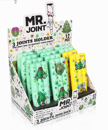 120MM plastic three joint holder 3tubes storage tube smoke pipe holder