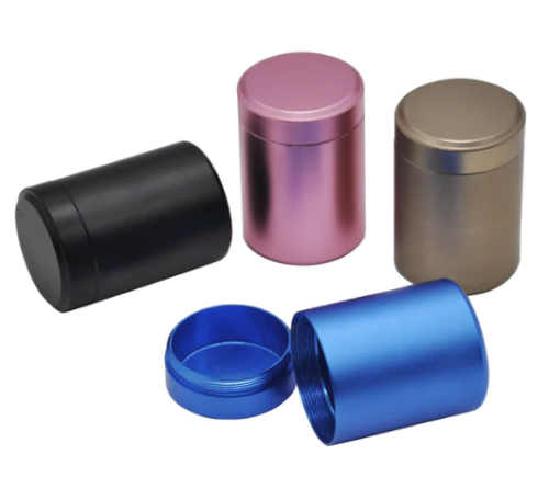 Aluminum alloy sealed storage tank PILL BOX sealed storage jar