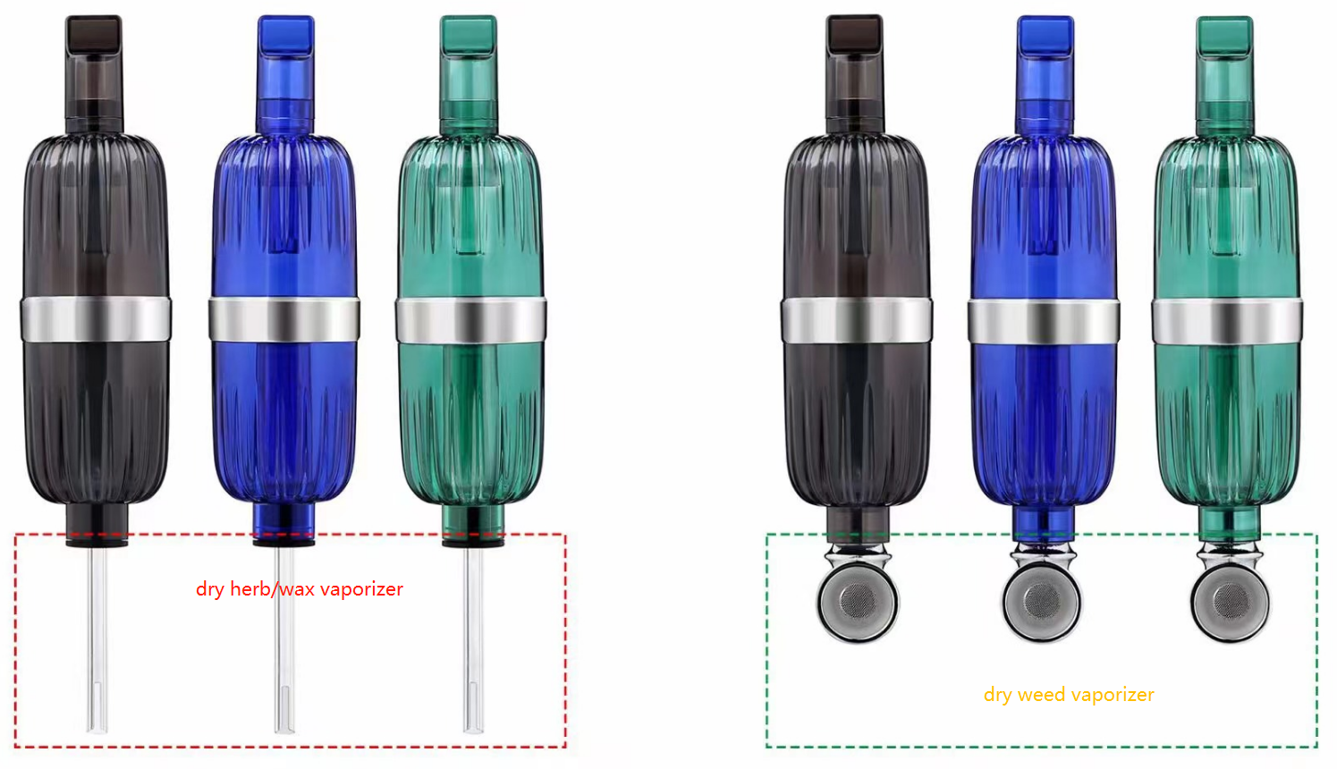 Dry herb vaporizer plastic pipe plastic water bong water pipe