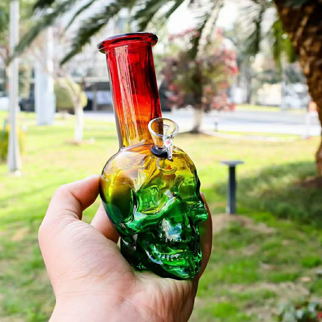 Ghost shaped glass bong water pipe