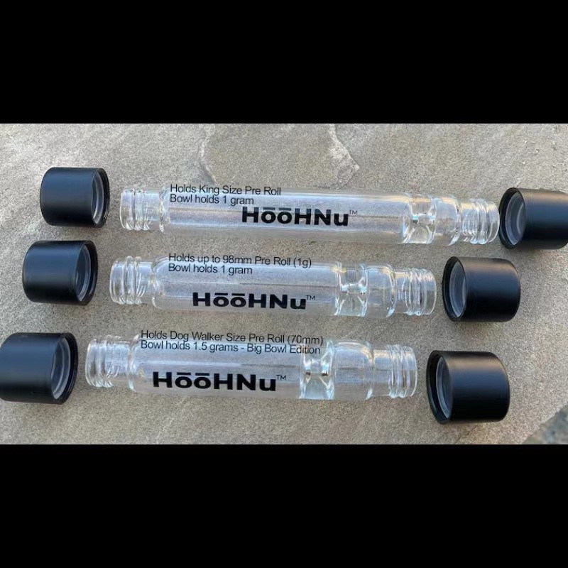 New OG pipe with cover High borosilicate storage 2-in-1 small pipe 110mm glass OG pipe joint pipe