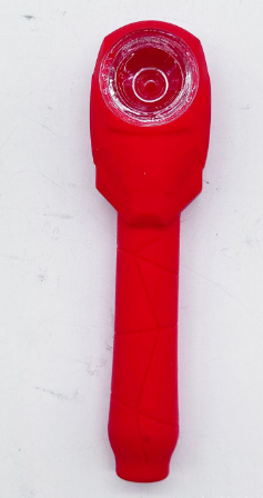 Silica pipe Marvel series Iron Man Portable Silicone smoking set