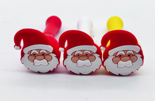 Silicone Pipe Santa Portable small pipe