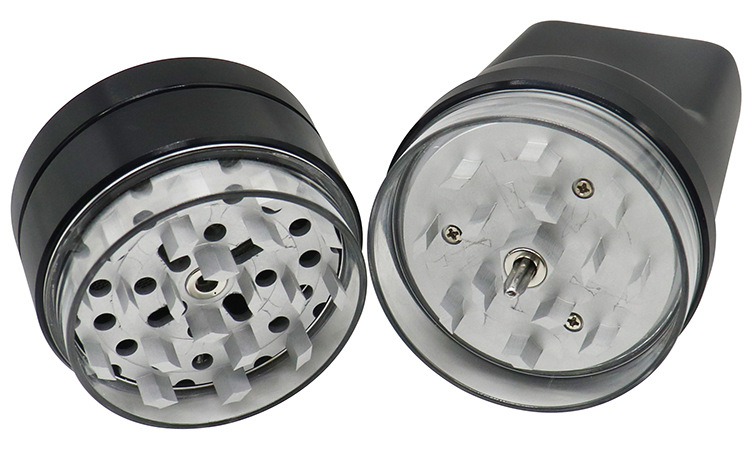 Electric Interrotating grinder USB rechargeable aluminum alloy metal smoke Grinder automatic Smoke Grinder weed mill