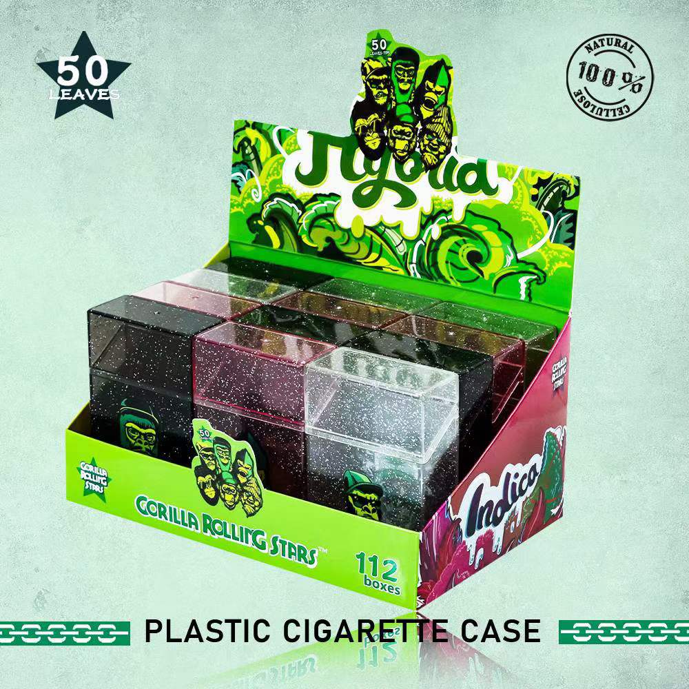 plastic cigarette case brand weed packing storage box