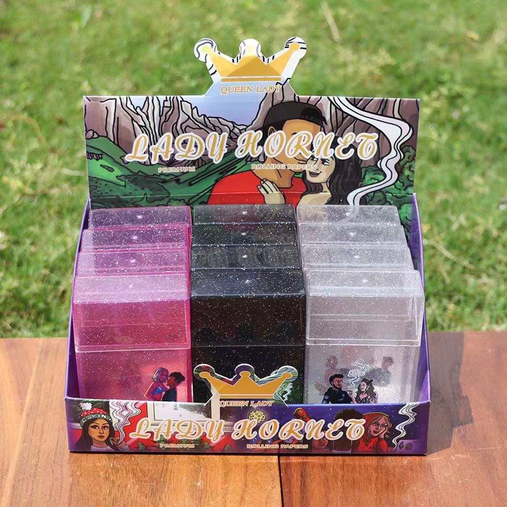 plastic cigarette case brand weed packing storage box