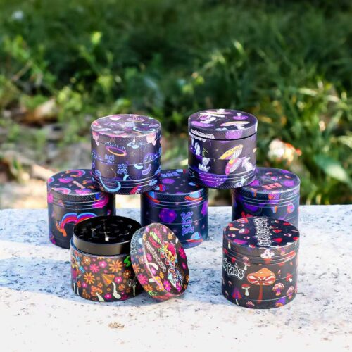 Custom various pattern weed grinders