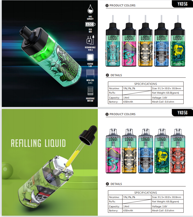 custom disposable pod vape