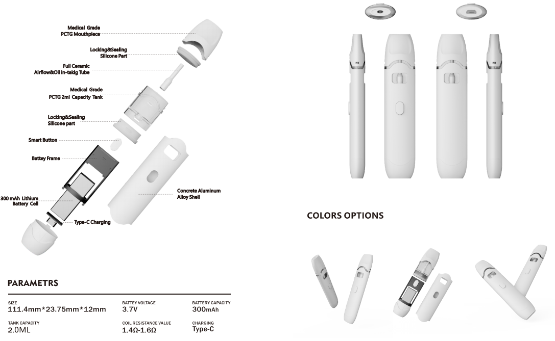 Delta 8 disposable/rechargeable Vape Pen CBD vape device