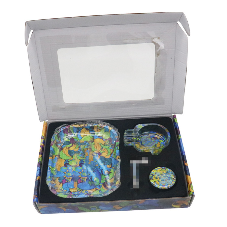 420 weed leaf smoking set smoking gift set 