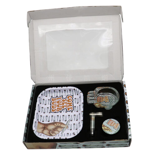 420 weed leaf smoking set smoking gift set