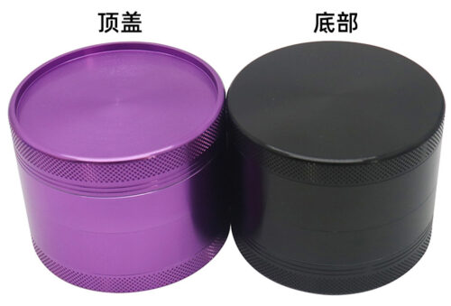 63mm 4-layer aluminum alloy weed grinder metal tobacco grinder