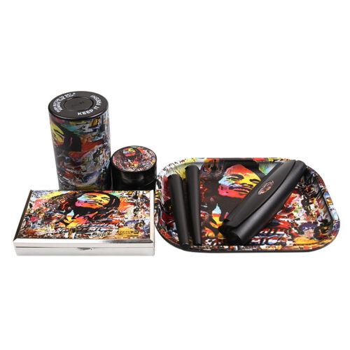 Hot Selling Bob Marley Smoking Kit 6 in 1