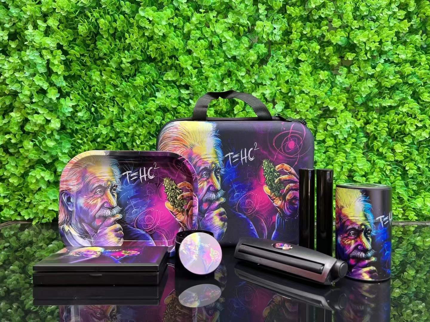 Hot Selling Einstein T=HC2 Rolling Tray kit 7pcs Smoking Kit 7 in 1