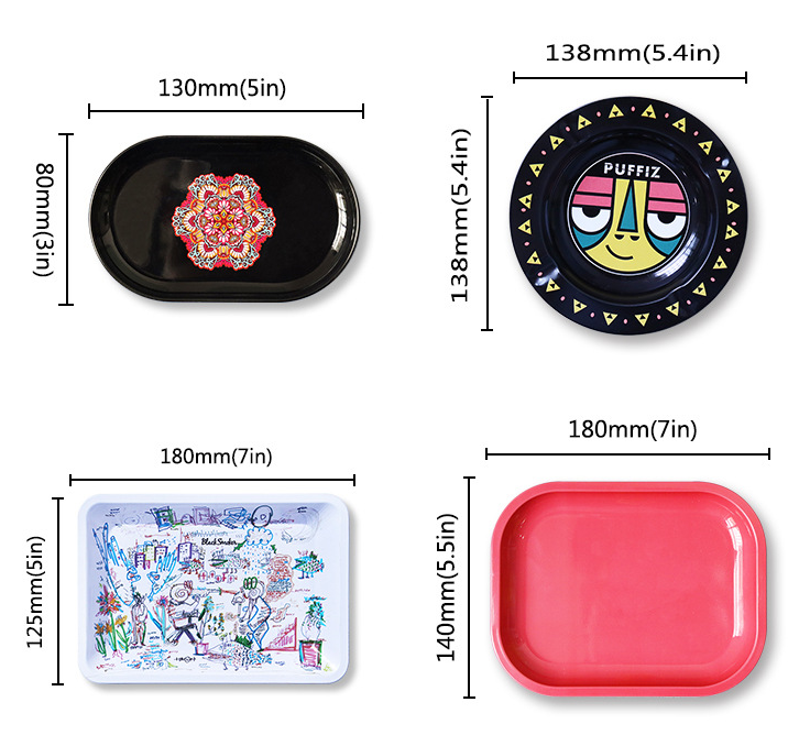 Rolling Trays for Cannabis & Herb