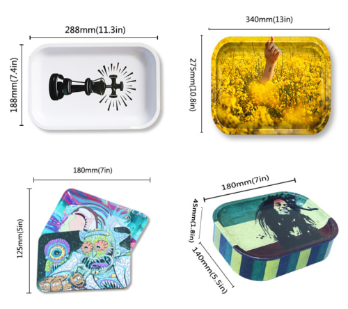Rolling Trays for Cannabis & Herb