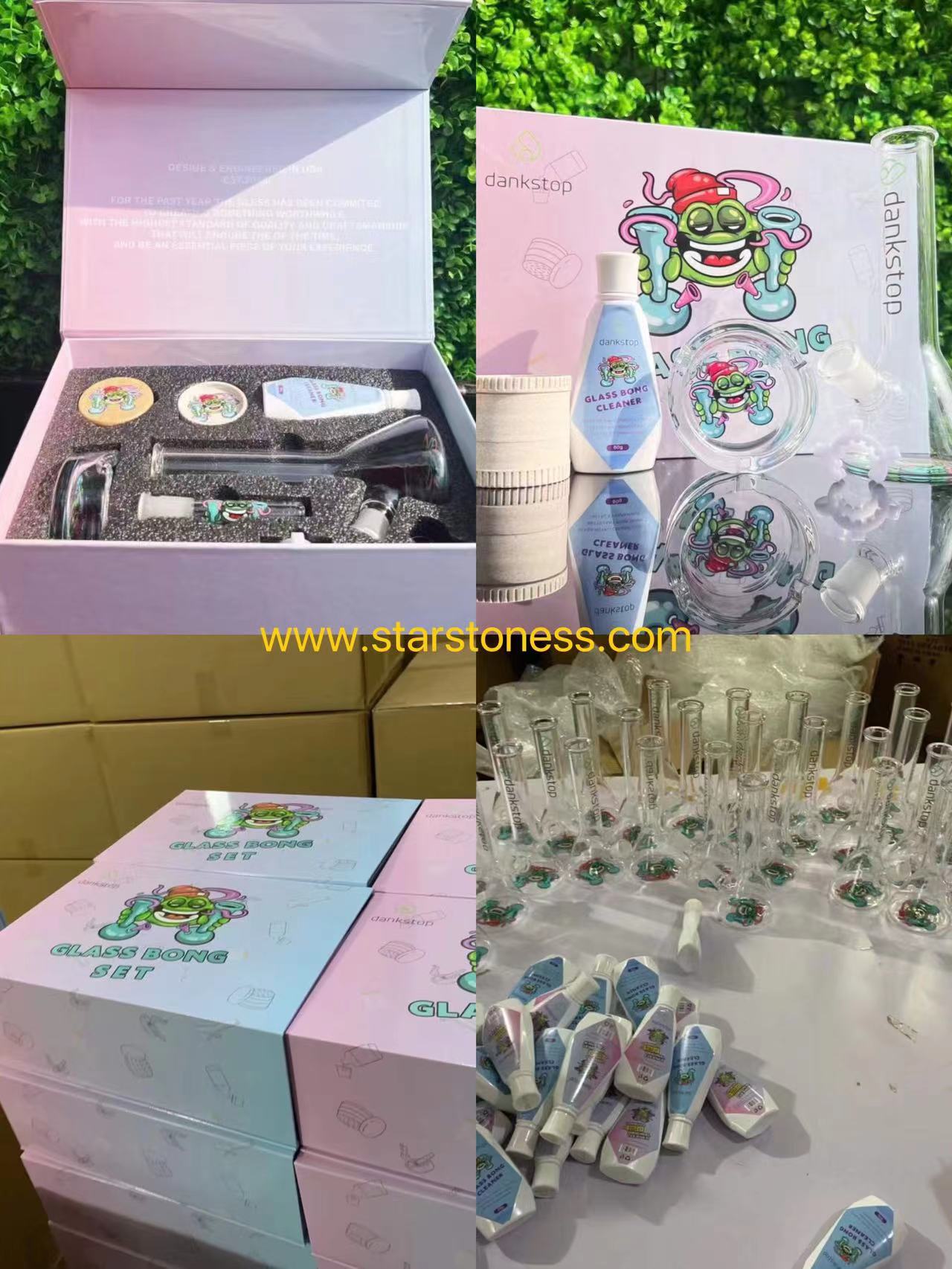 smoking kit glass bong and cleaner in stock smoking accessories available