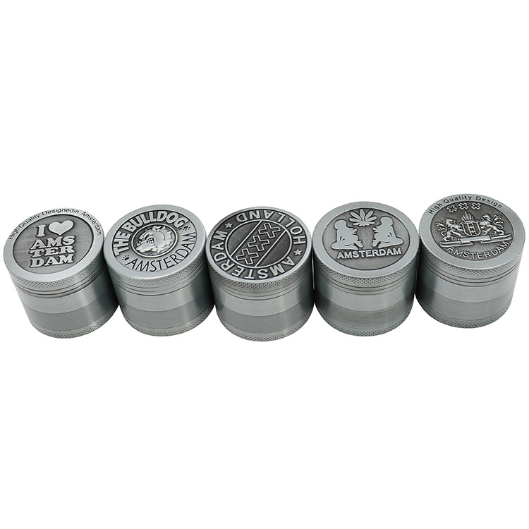 4-layers assorted Colors tobacco Metal Manual Grinder