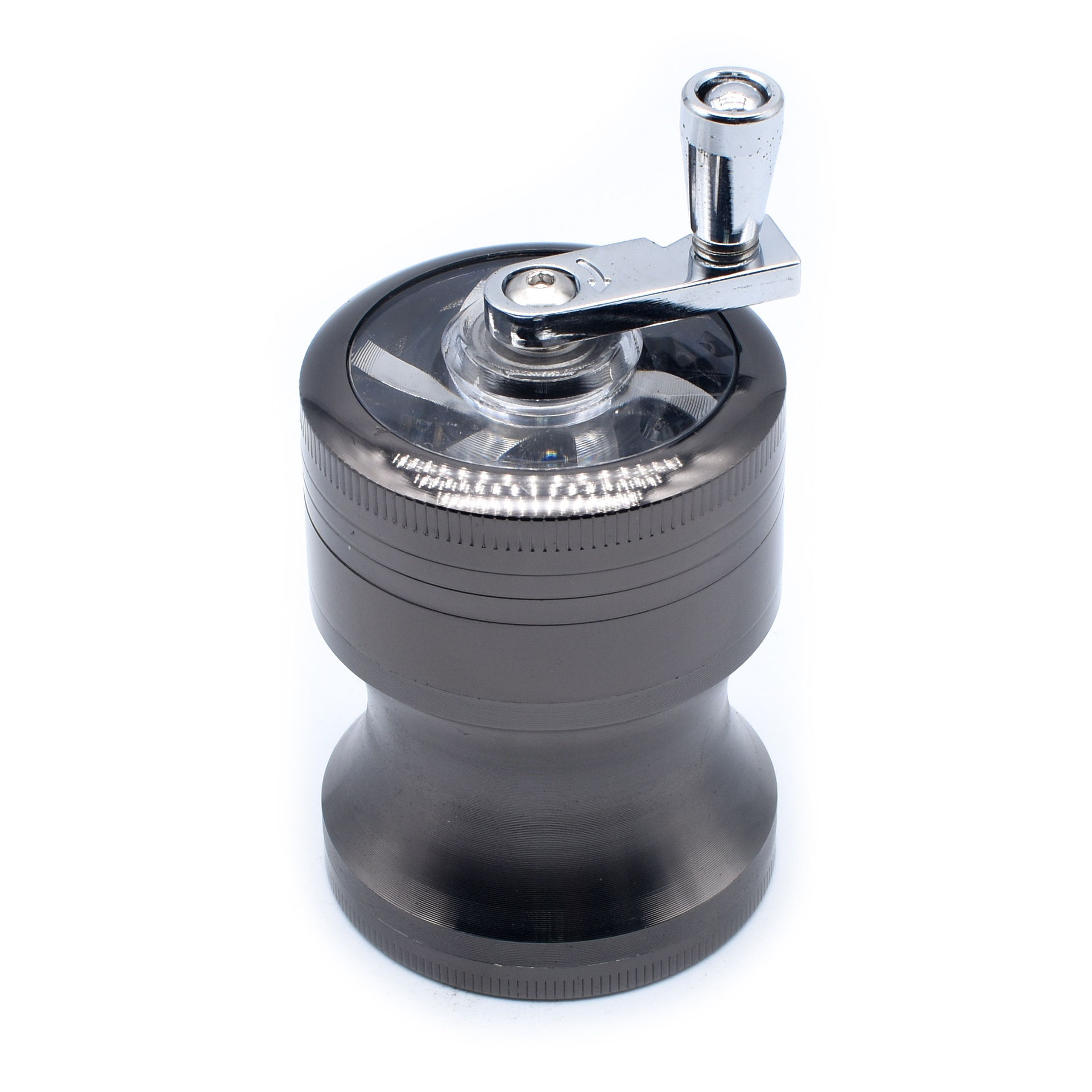 Custom Hand Cranked Metal Grinder dry herb grinders